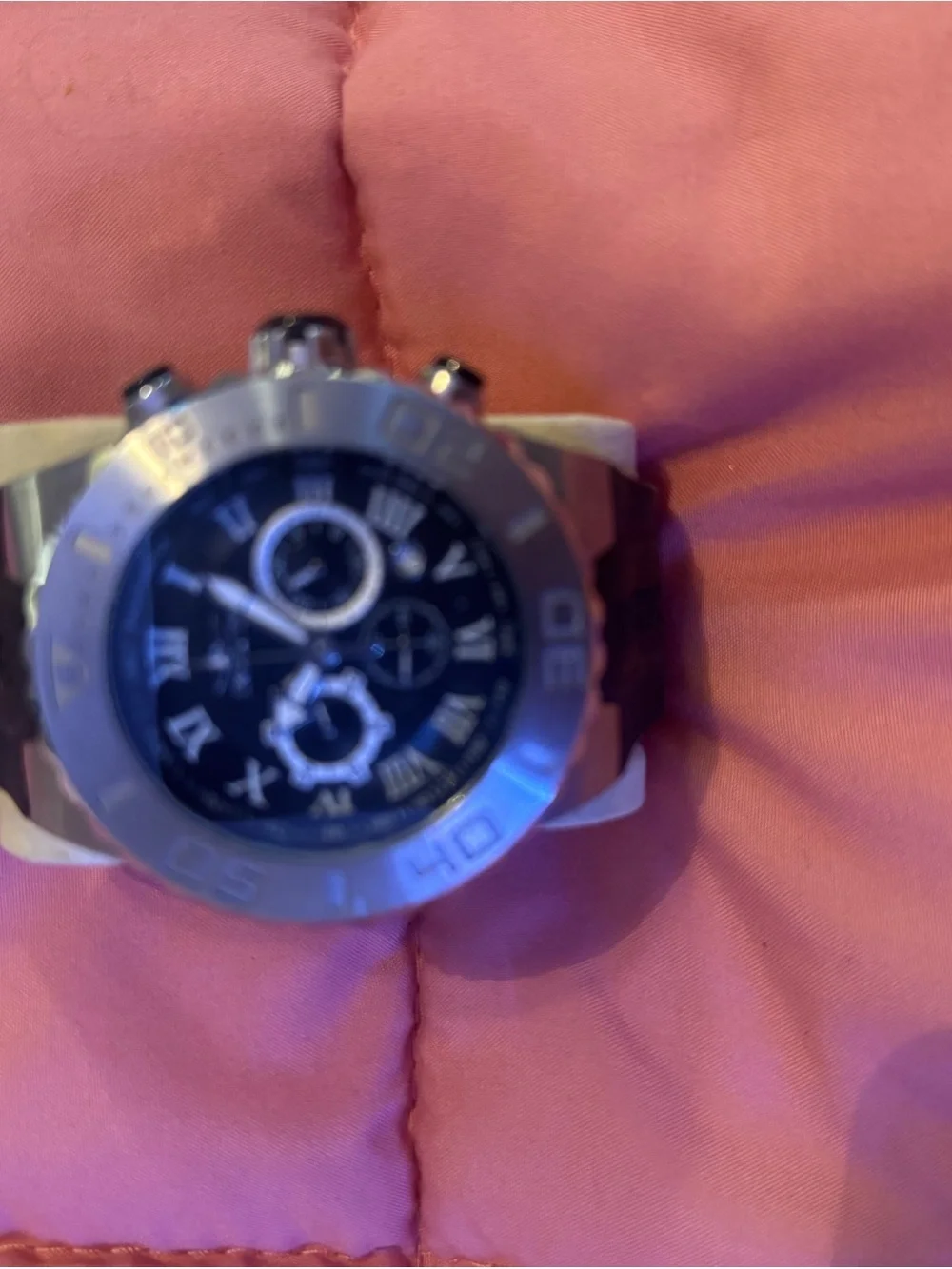 Invicta Pro Diver Men's Silver Watch Caseback